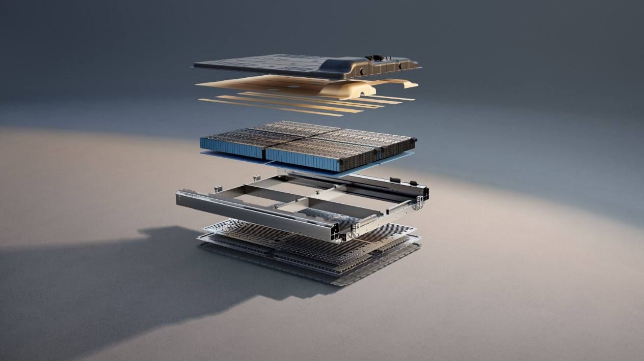 Трёхслойная защита батареи от удара, возгорания и перегрева